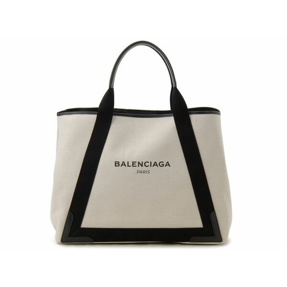 Balenciaga Blue Cabas M Canvas Tote Bag - Picture 1 of 6